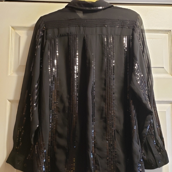🆕Ladies blouse with sequins - Picture 4 of 6